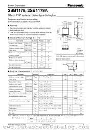 2SB1179A datasheet pdf Panasonic