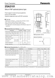 2SA2101 datasheet pdf Panasonic