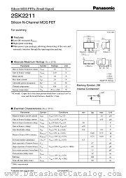 2SK2211 datasheet pdf Panasonic