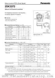 2SK3372 datasheet pdf Panasonic