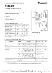 2SK3426 datasheet pdf Panasonic