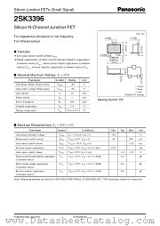 2SK3396 datasheet pdf Panasonic