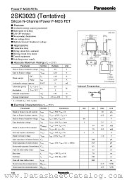 2SK3023 datasheet pdf Panasonic