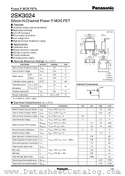 2SK3024 datasheet pdf Panasonic