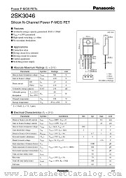 2SK3046 datasheet pdf Panasonic