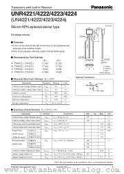 UNR4222 datasheet pdf Panasonic