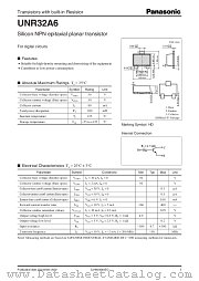 UNR32A6 datasheet pdf Panasonic