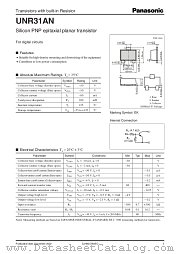 UNR31AN datasheet pdf Panasonic