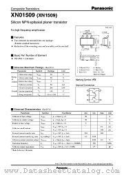 XN01509 datasheet pdf Panasonic
