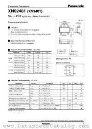 XN02401 datasheet pdf Panasonic