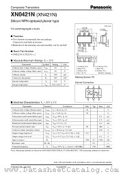 XN421N datasheet pdf Panasonic