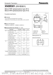 XN1B301 datasheet pdf Panasonic