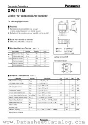 XP0111M datasheet pdf Panasonic