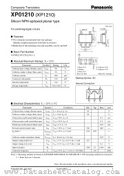 XP01210 datasheet pdf Panasonic