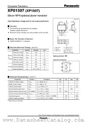 XP1507 datasheet pdf Panasonic