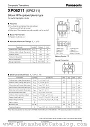 XP6211 datasheet pdf Panasonic