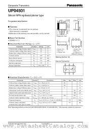 UP04501 datasheet pdf Panasonic