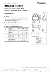 XN08081 datasheet pdf Panasonic