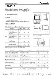 UP04312 datasheet pdf Panasonic