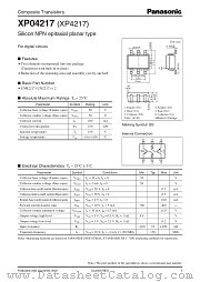 XP4217 datasheet pdf Panasonic