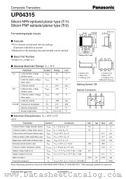 UP04315 datasheet pdf Panasonic