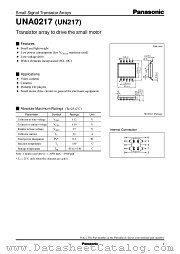 UN217 datasheet pdf Panasonic