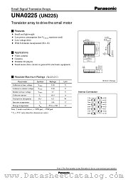UN225 datasheet pdf Panasonic