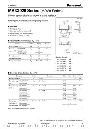 MA3X028T datasheet pdf Panasonic