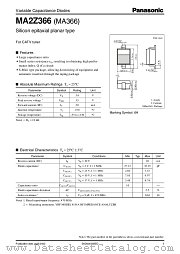 MA366 datasheet pdf Panasonic