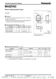 MA2ZV03 datasheet pdf Panasonic