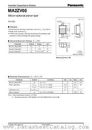 MA2ZV05 datasheet pdf Panasonic