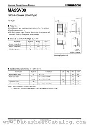 MA2SV09 datasheet pdf Panasonic