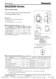 MAZS039 datasheet pdf Panasonic