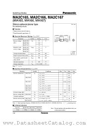 MA167 datasheet pdf Panasonic