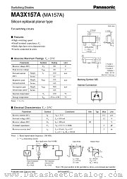 MA157A datasheet pdf Panasonic