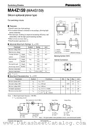 MA4Z159 datasheet pdf Panasonic