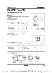 MA121 datasheet pdf Panasonic