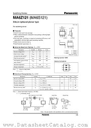 MA6Z121 datasheet pdf Panasonic