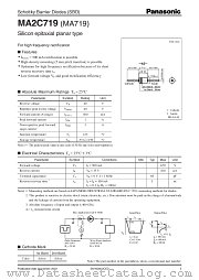 MA719 datasheet pdf Panasonic
