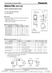 MA2J728 datasheet pdf Panasonic