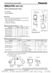 MA2J732 datasheet pdf Panasonic