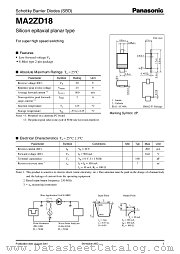 MA2ZD18 datasheet pdf Panasonic