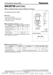 MA3D756 datasheet pdf Panasonic