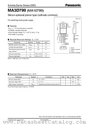MA3D799 datasheet pdf Panasonic