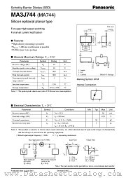 MA3J744 datasheet pdf Panasonic