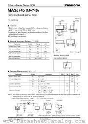 MA745 datasheet pdf Panasonic