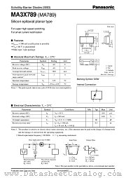 MA3X789 datasheet pdf Panasonic