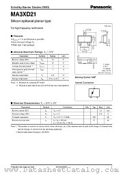 MA3XD21 datasheet pdf Panasonic