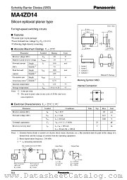 MA4ZD14 datasheet pdf Panasonic