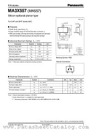 MA3X557 datasheet pdf Panasonic